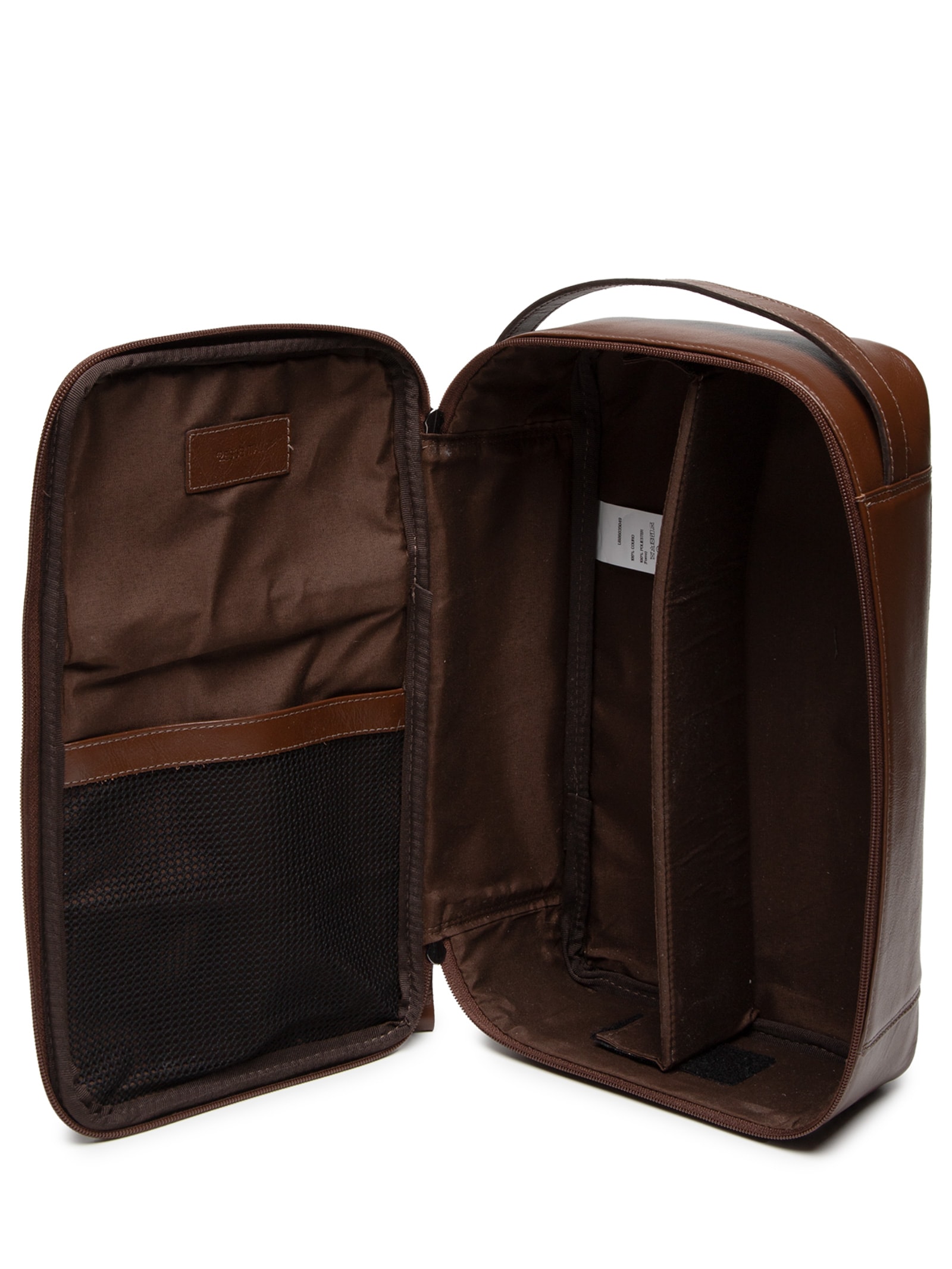 Porta VInhos Em Couro Legítimo Marrom '2 Essential