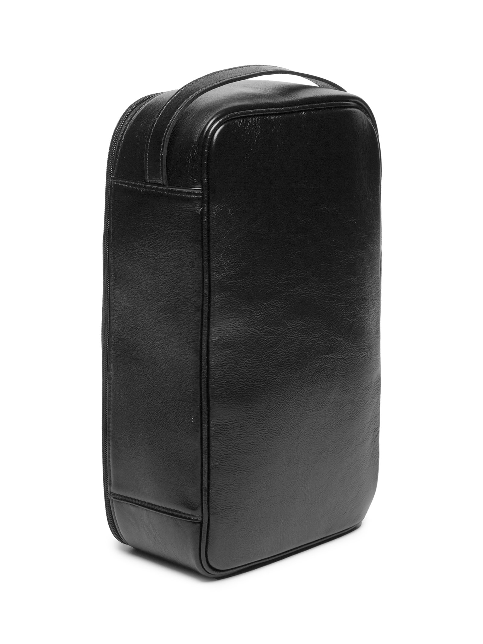 Porta VInhos Em Couro Legítimo Preto '2 Essential