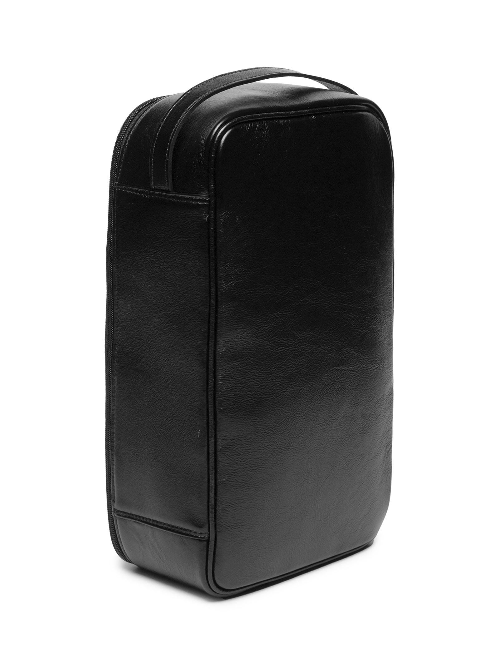 Porta VInhos Em Couro Legítimo Preto '2 Essential