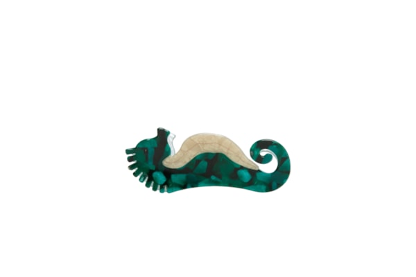 Presilha De Cabelo Feminina Cavalo Marinho - Verde