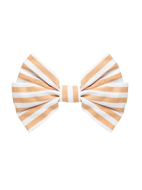 Presilha Laço Listrado – Bege