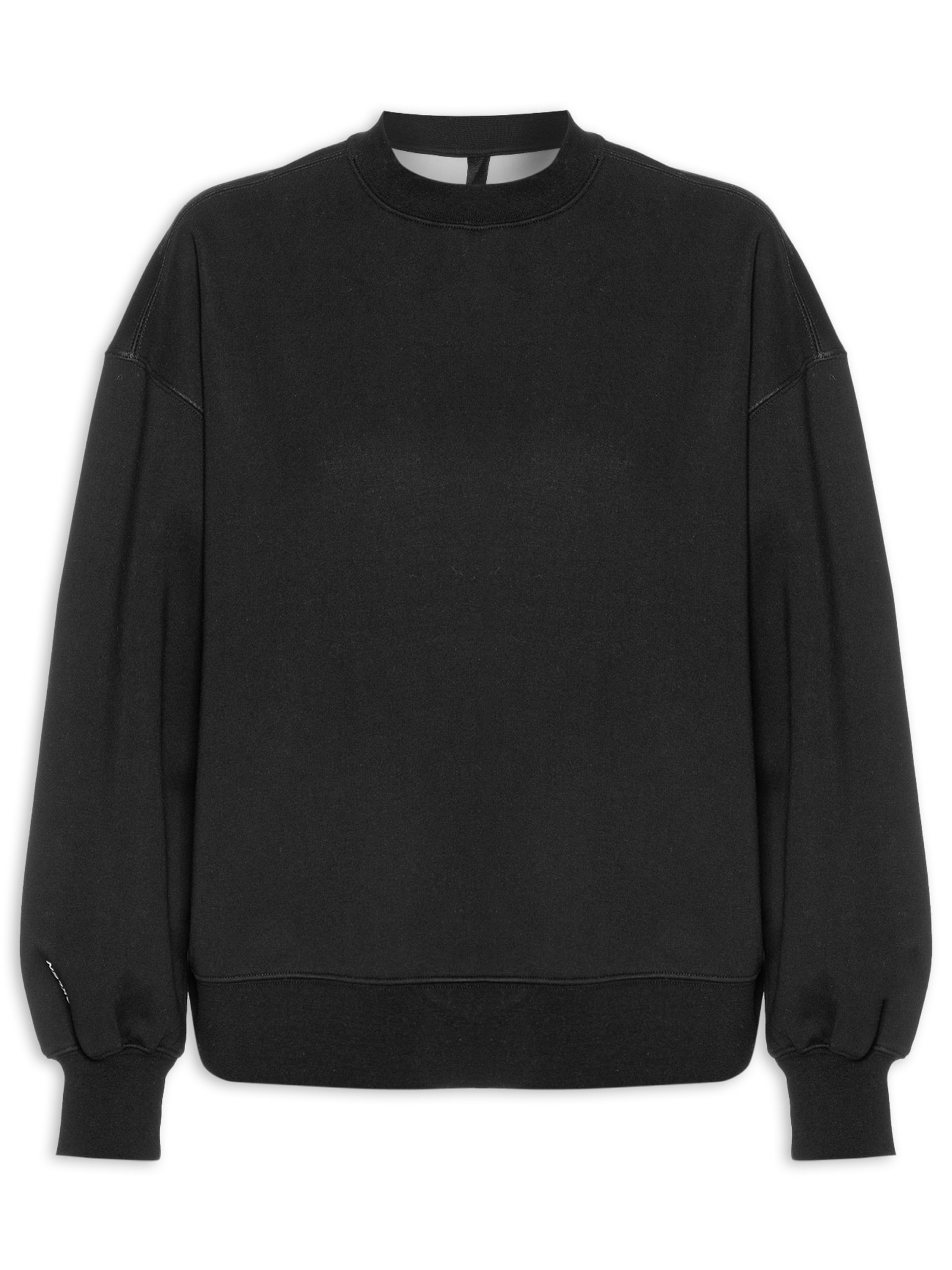 Anselmi - Pullover Feminino Floco de Neve em Lã Merino - Preto