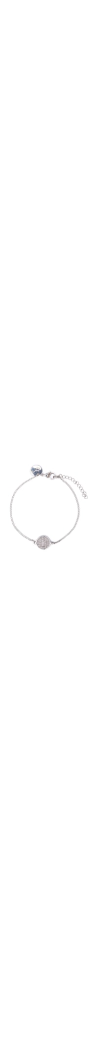 Pulseira Amuleto De Corrente Em Aço - Prata