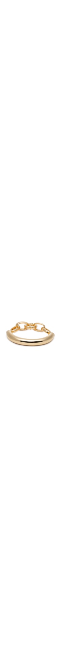 Pulseira Feminina Aro Com Corrente Vera - Dourado