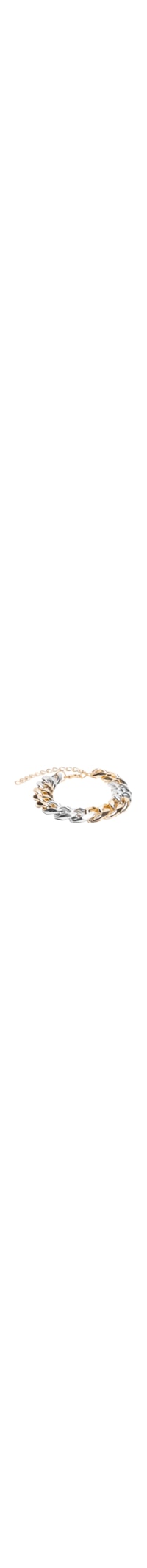 Pulseira Feminina Bicolor - Dourado