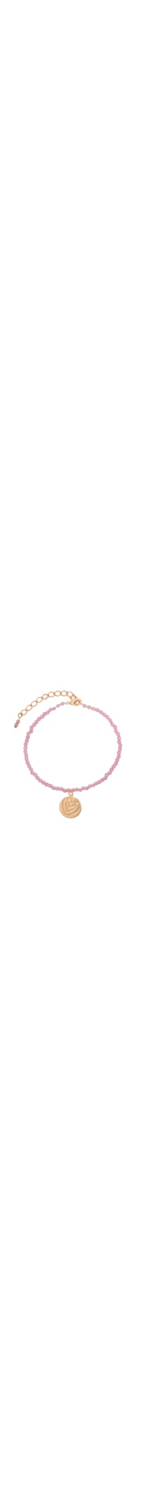 Pulseira Feminina Cristal Love - Rosa