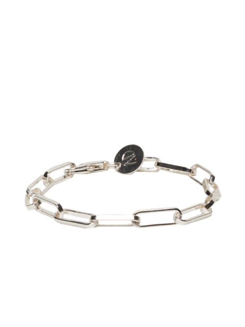 Pulseira Feminina Elos Mini – Prateada