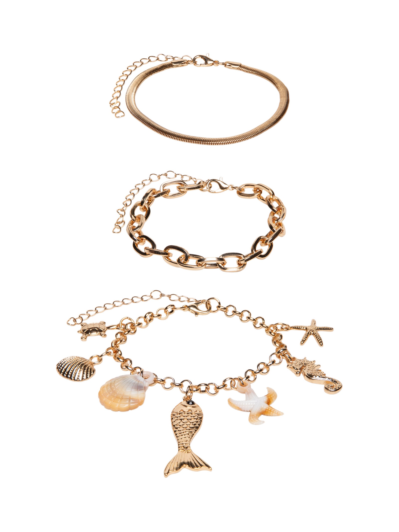 Pulseira Feminina Mar Dourado Mktbeach