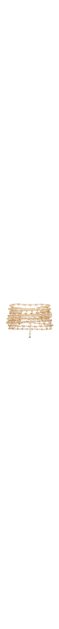 Pulseira Feminina Maxi Pérola Gold - Off White