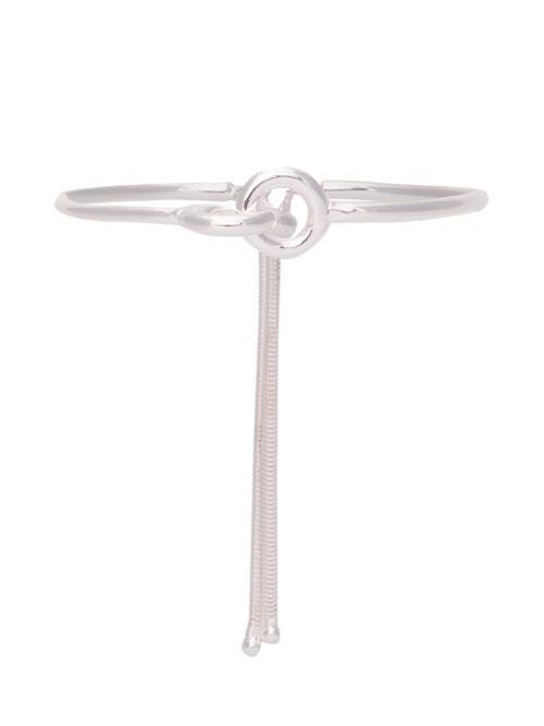 Pulseira Feminino Nó Em Metal – Prata