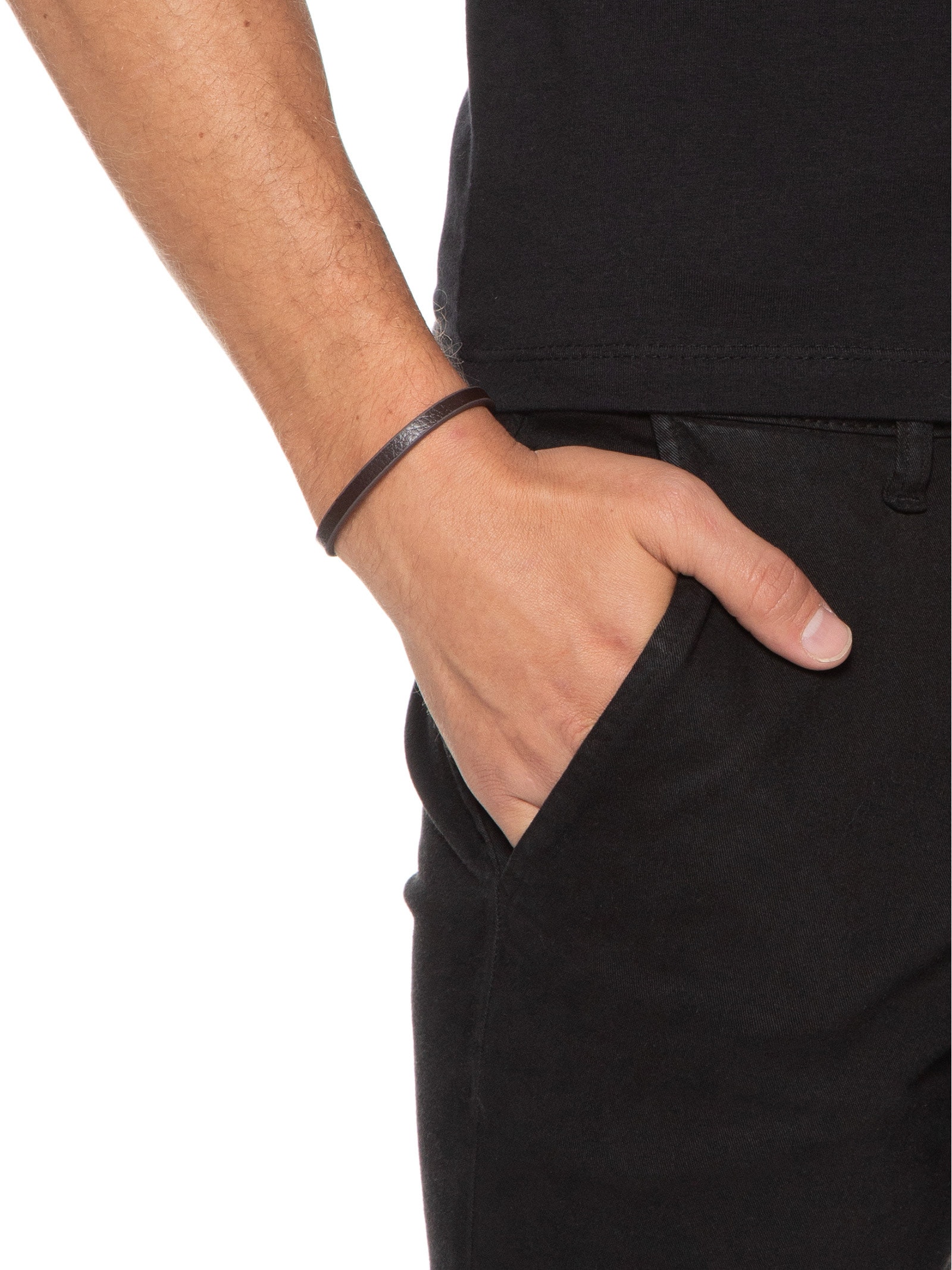 Pulseira Masculina Arnault Marrom Key Design