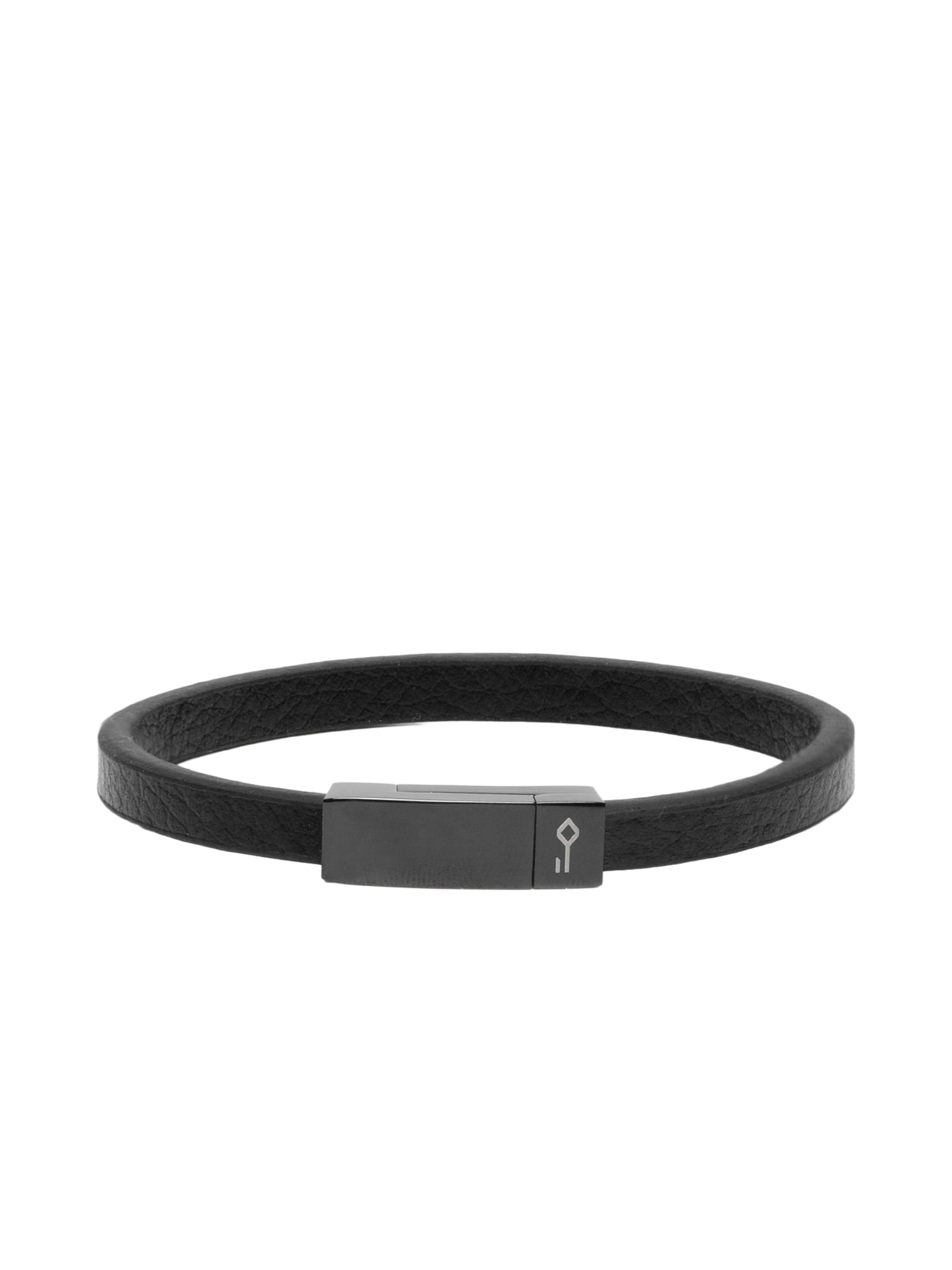 Pulseira Masculina Arnault Preto Key Design
