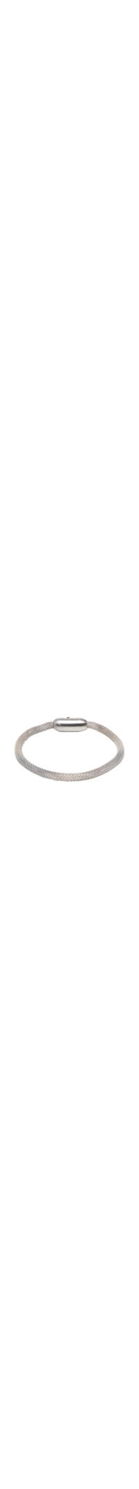 Pulseira Masculina Lamont De Malha De Aço - Prata