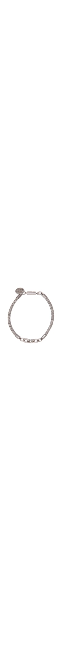 Pulseira Masculina Louer De Cabo De Aço - Prata