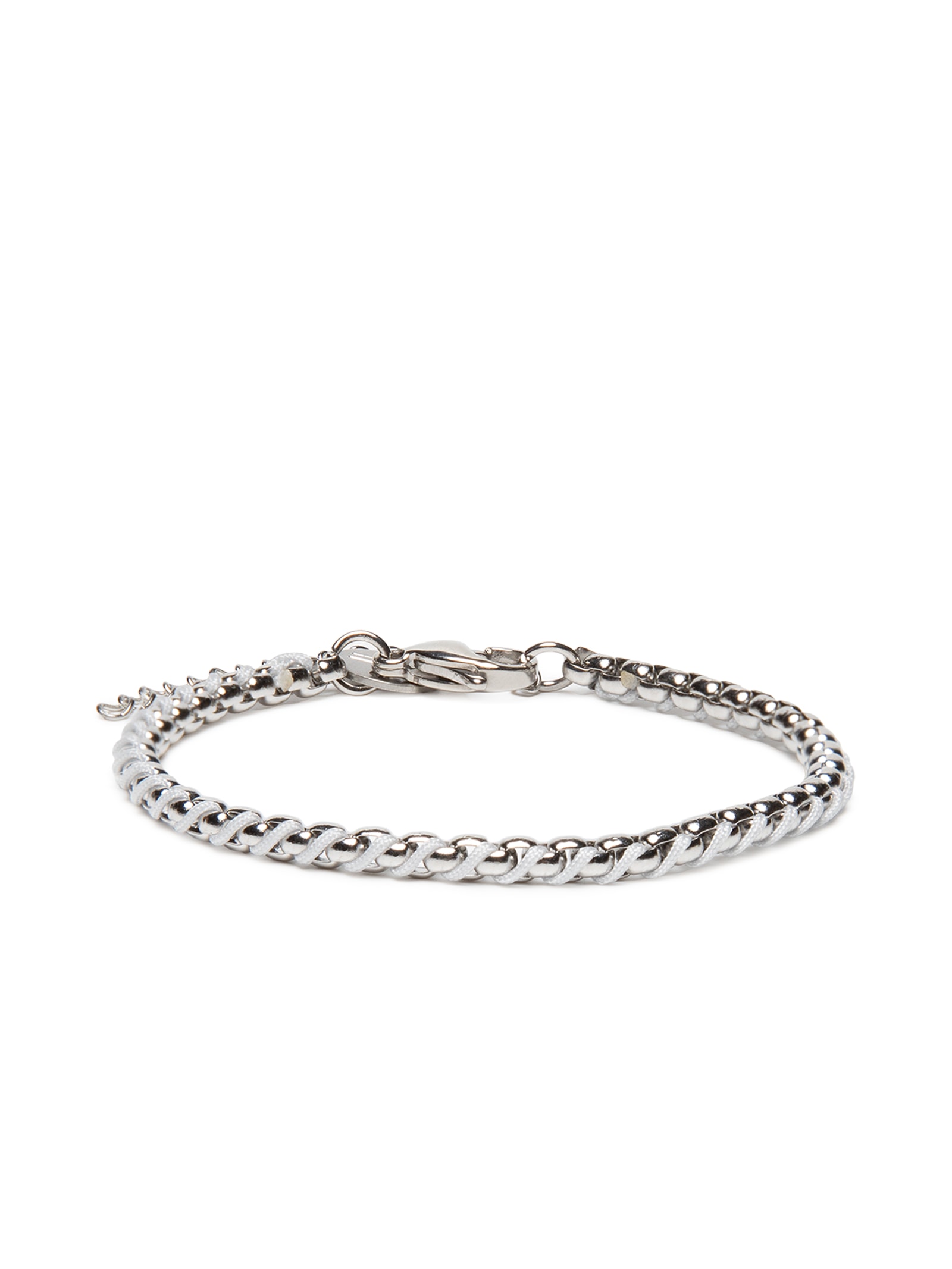 Pulseira Masculina Obama Em Aço Prateado Key Design