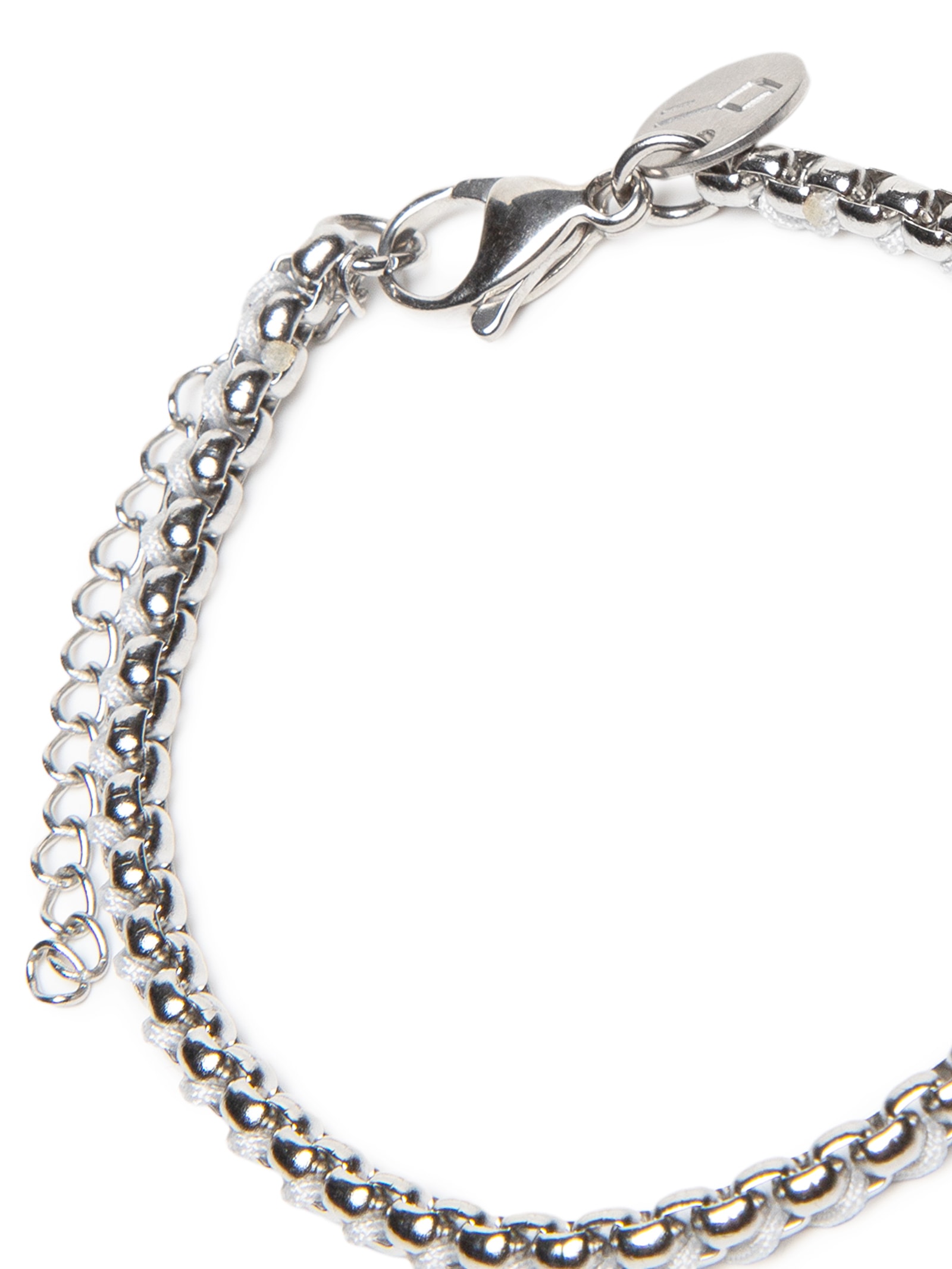 Pulseira Masculina Obama Em Aço Prateado Key Design