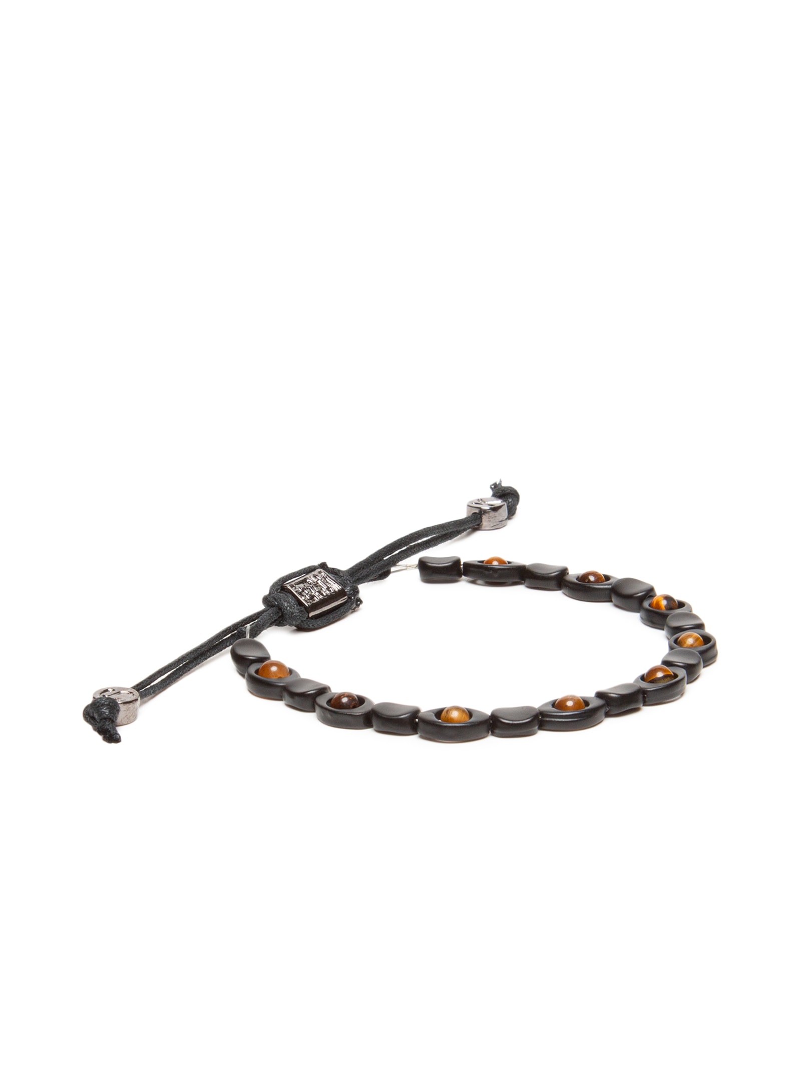 Pulseira Masculina Olho Grego Coin Preto Sergio K