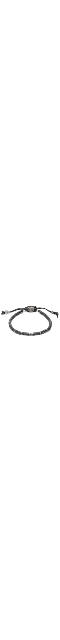 Pulseira Masculina Pedra Vulcânica - Preto