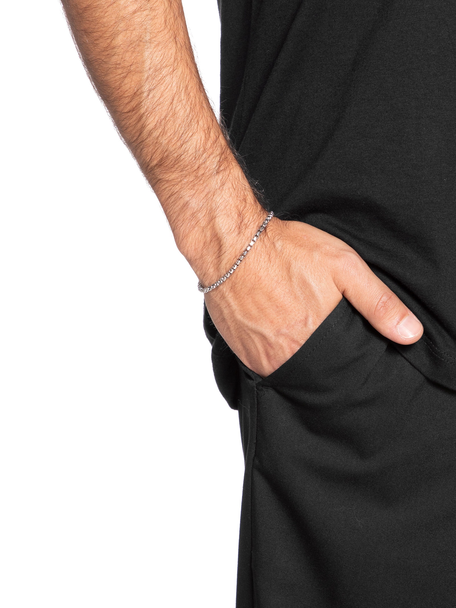 Pulseira Masculina Rare Prateado Key + Balbi