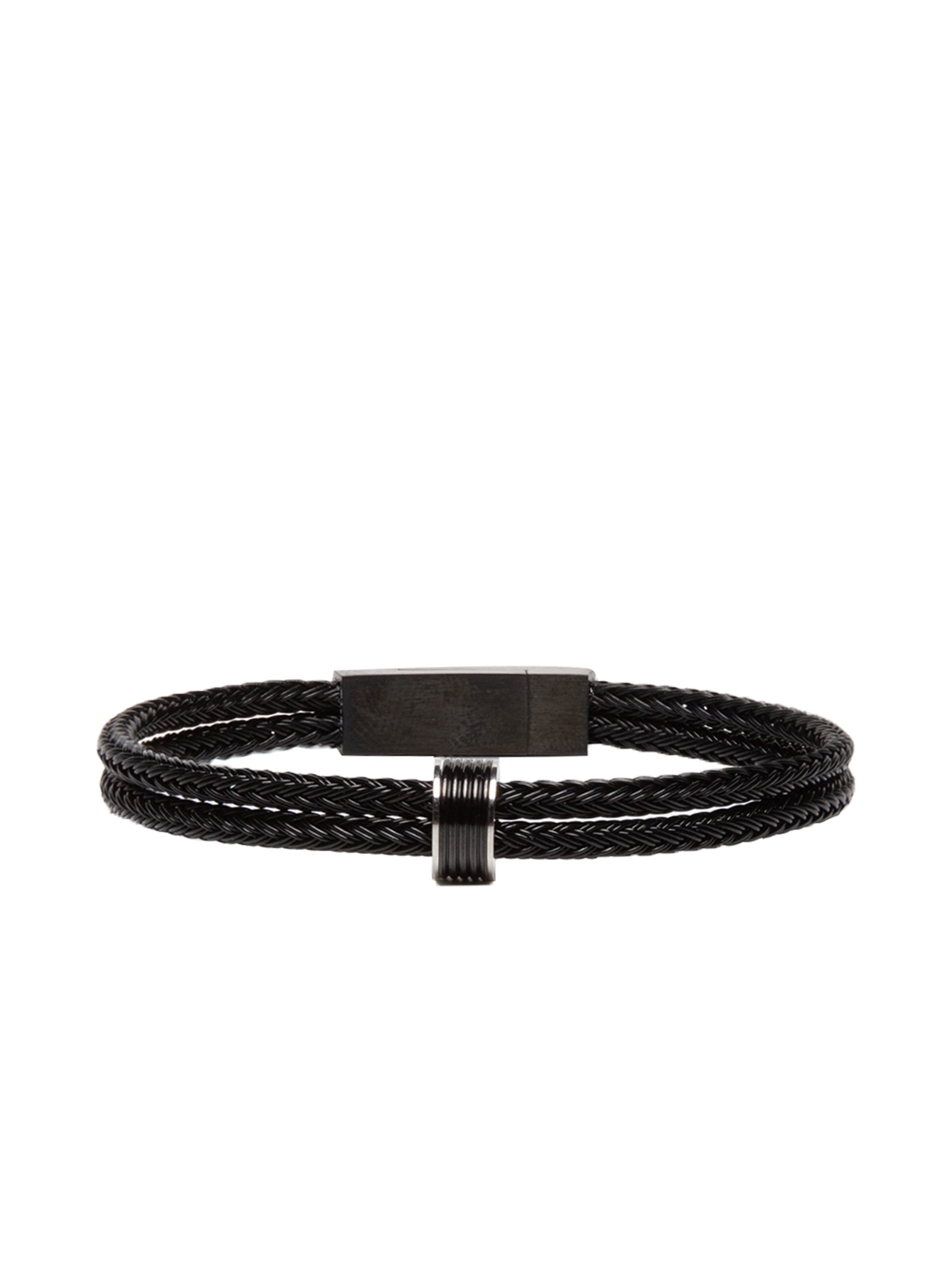 Pulseira Masculina Vértice Preto Key Design