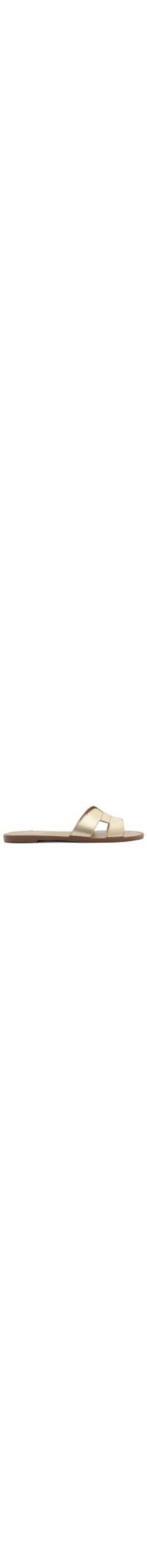 Rasteira Feminina Tira Vazada – Dourado