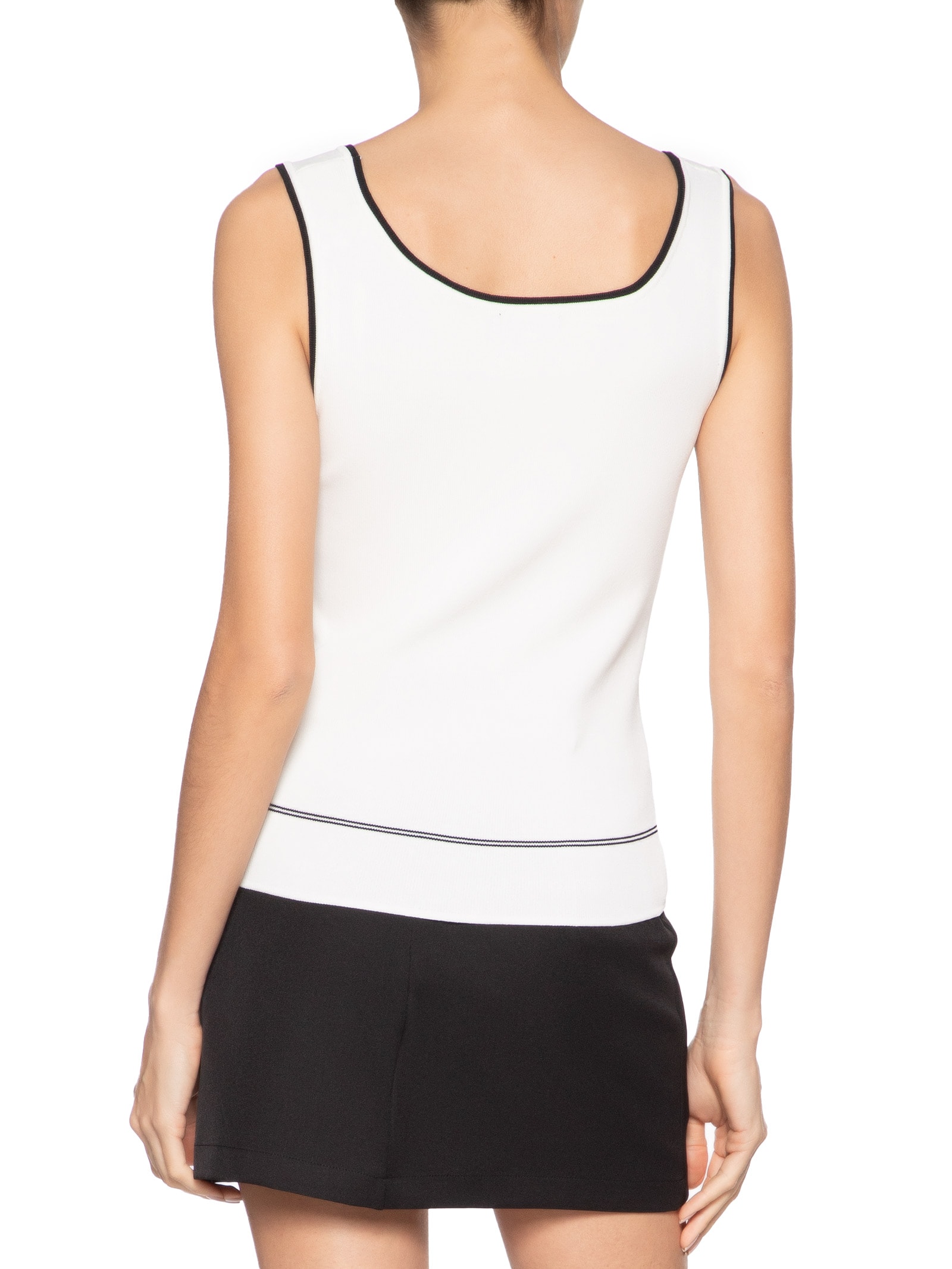 Regata Bicolor Feminina Em Tricot Off White Market 33