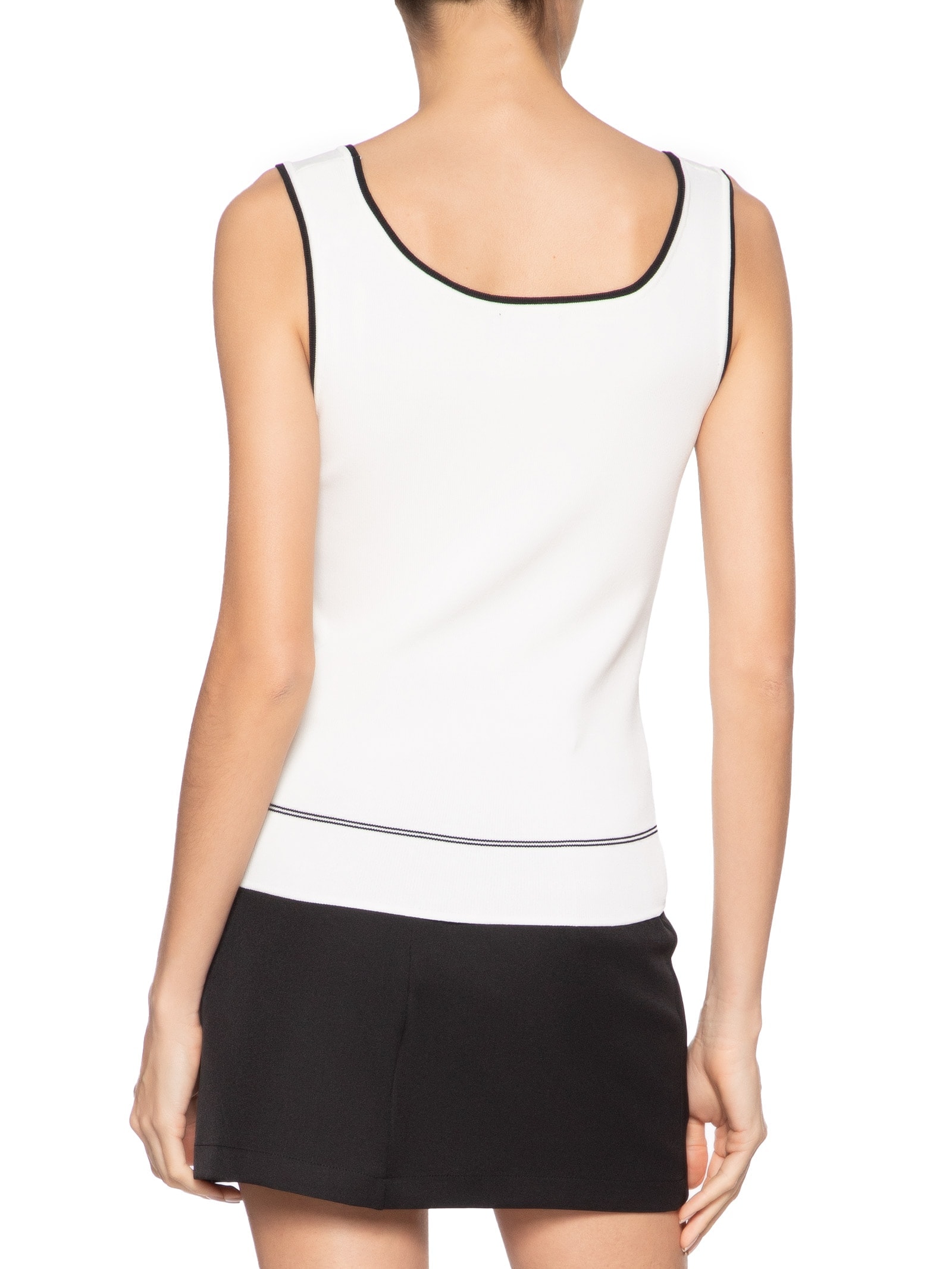 Regata Bicolor Feminina Em Tricot Off White Market 33