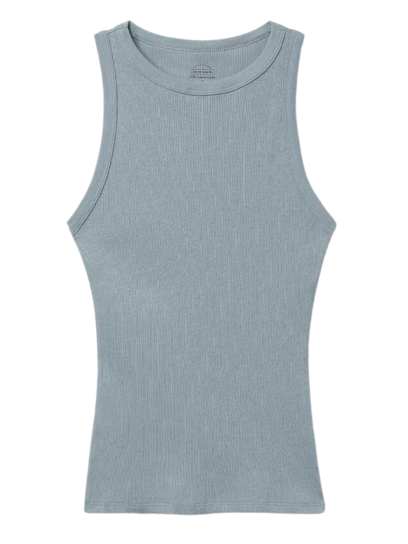 Regata Canelada Em Algodão Supima Azul Intimissimi