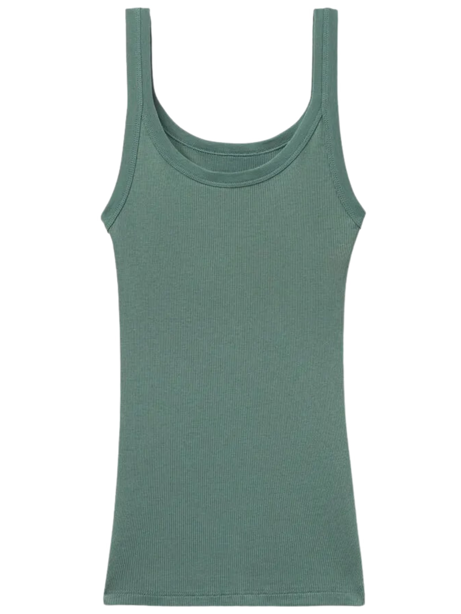 Regata Canelada Estilo Remador Em Algodão Supima Verde Intimissimi