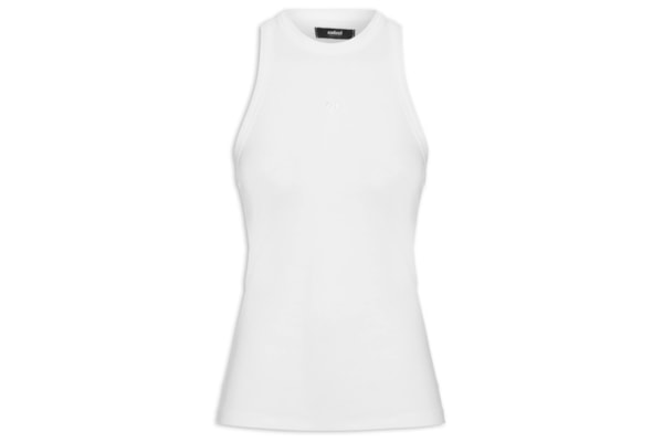 Regata Canelada Feminina - Branco