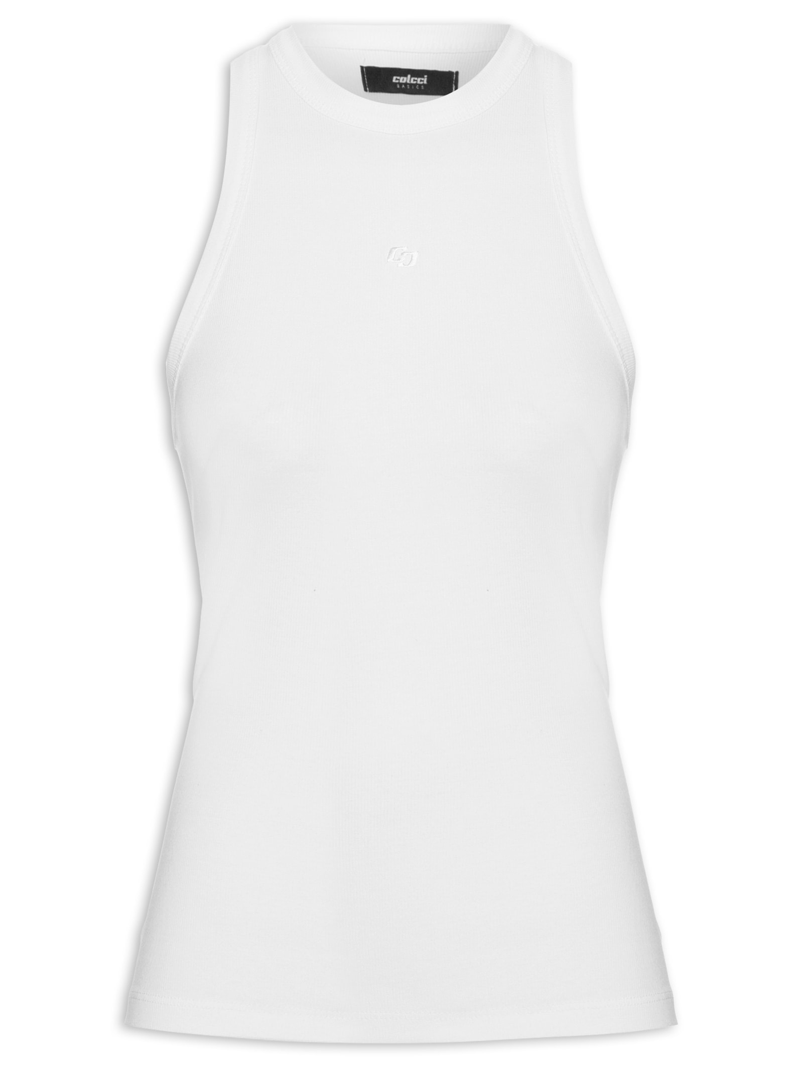 Regata Canelada Feminina Branco Colcci