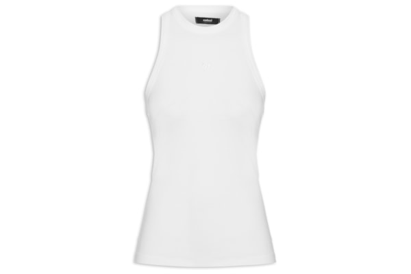 Regata Canelada Feminina - Branco