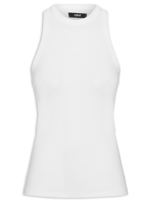 Regata Canelada Feminina - Branco