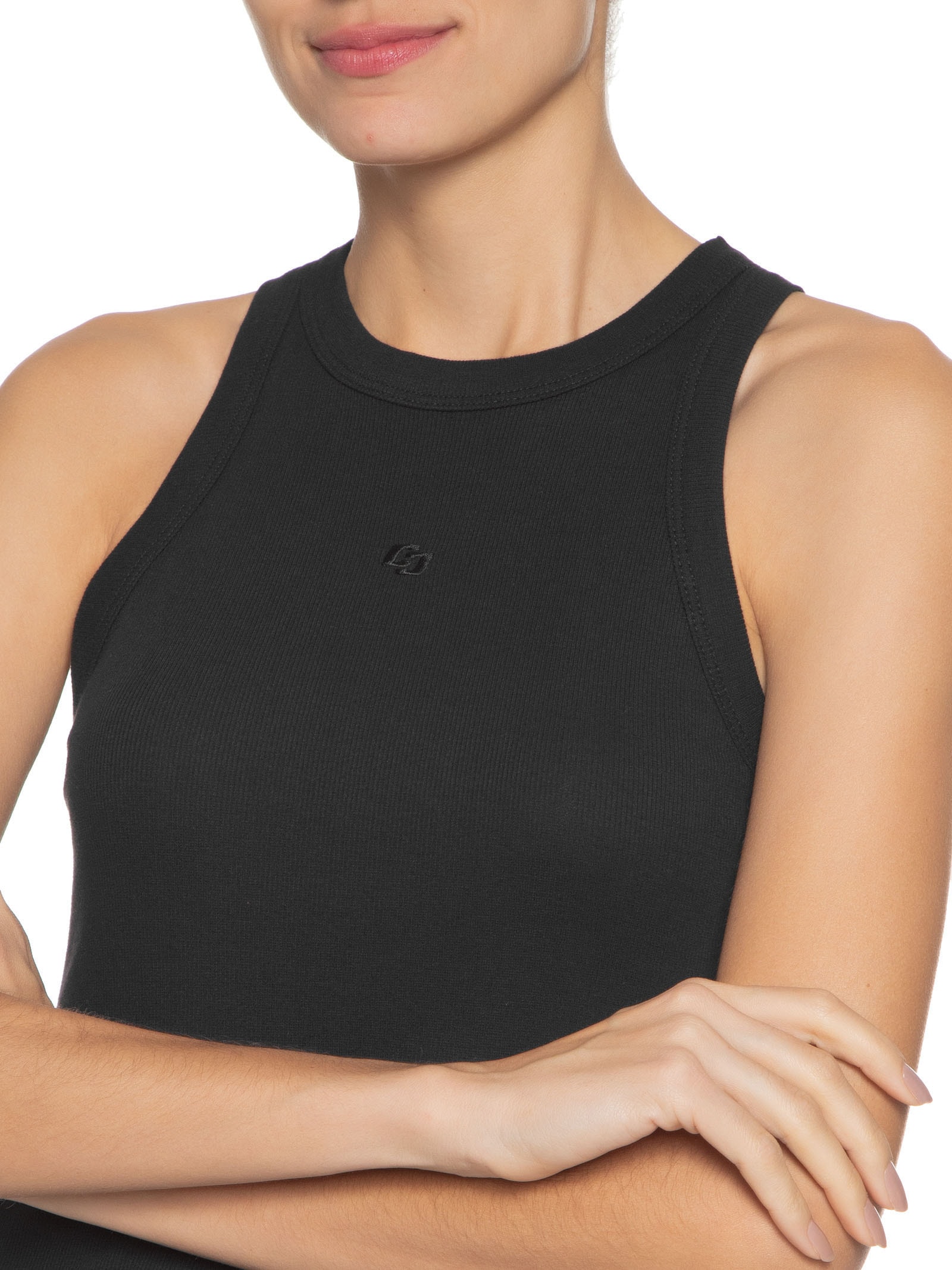 Regata Canelada Feminina Preto Colcci