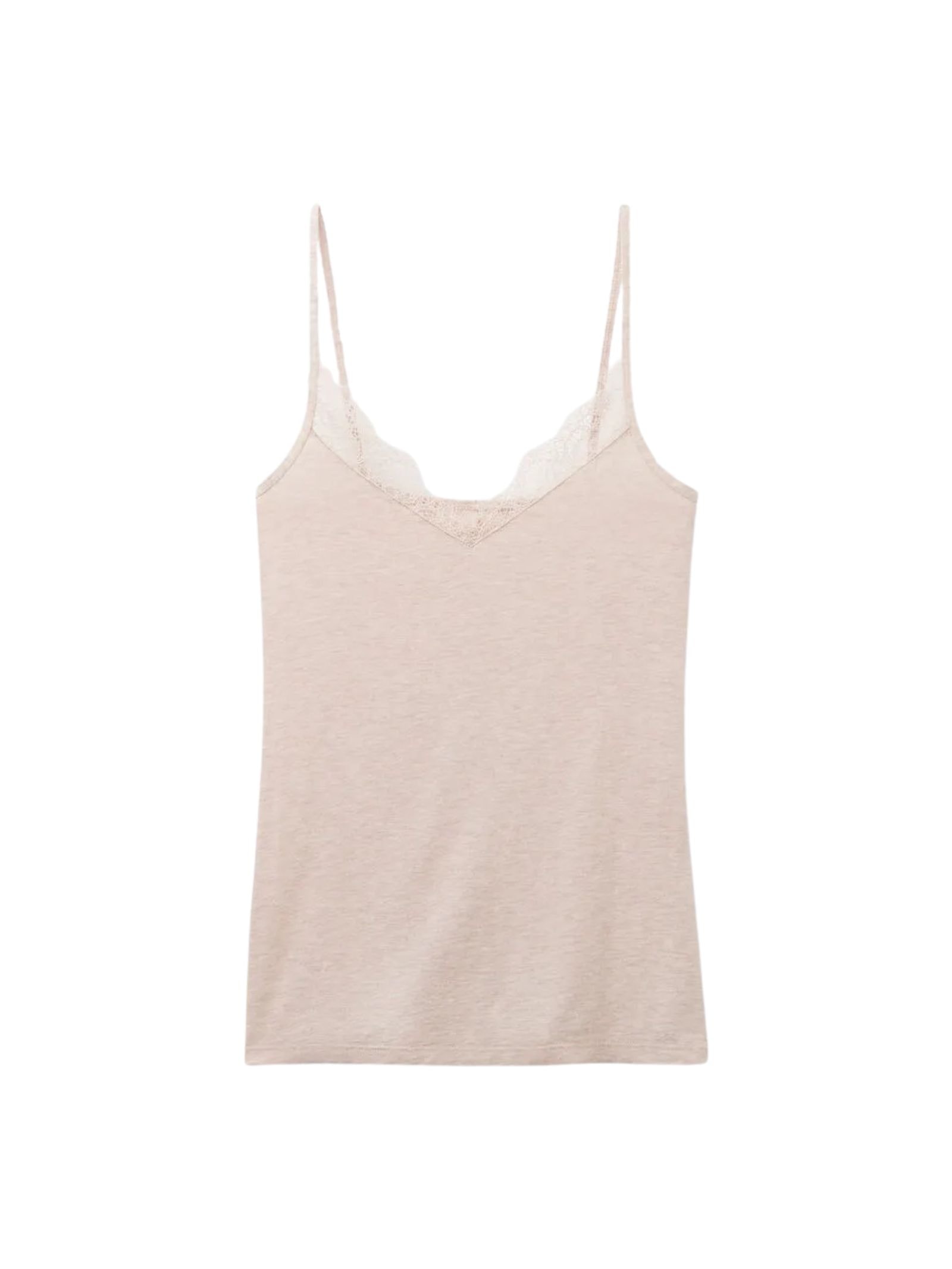 Regata Com Renda Em Modal Ultralight Com Cashmere Bege Intimissimi