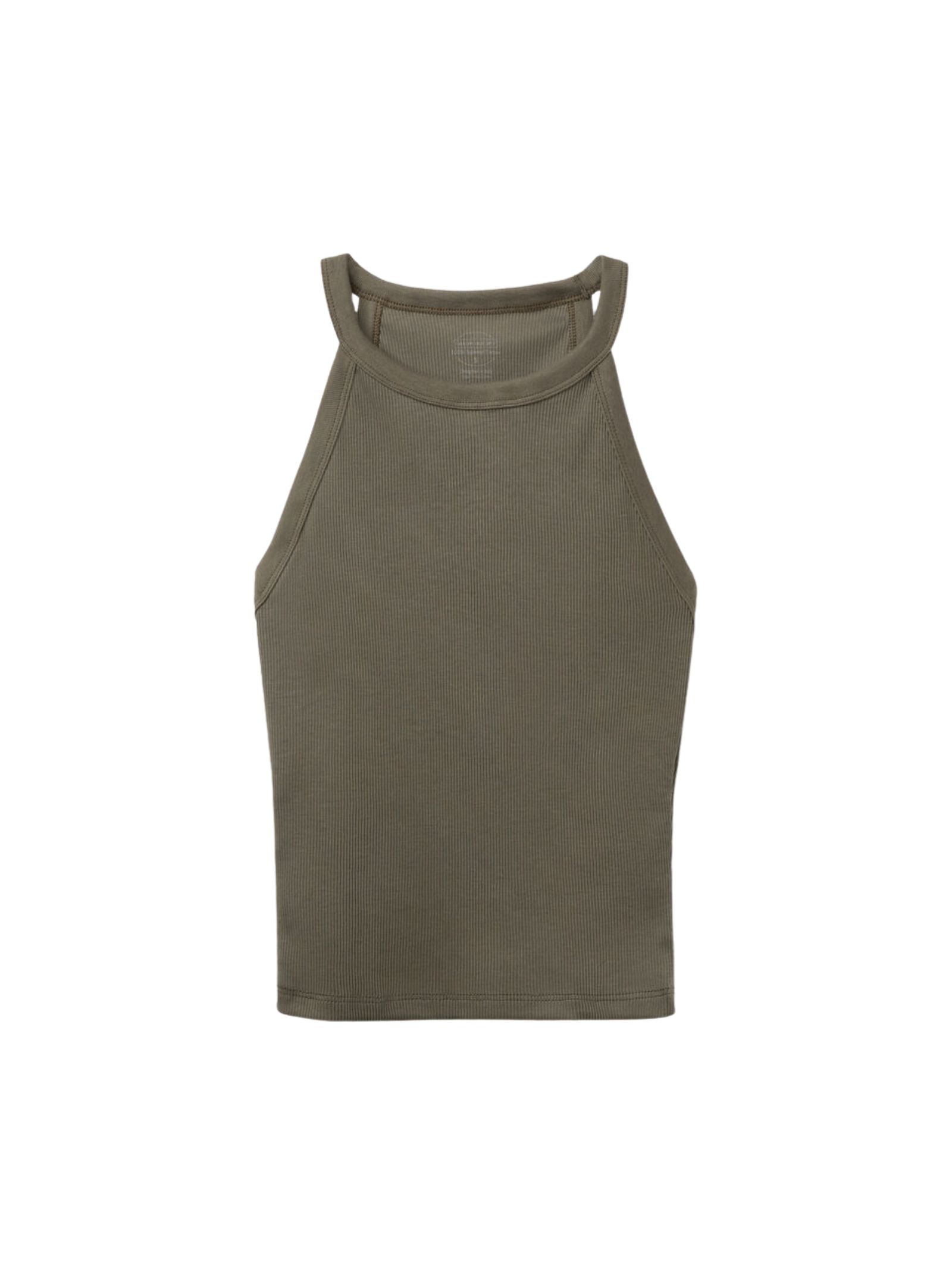 Regata Cropped Canelada Em Algodão Supima Verde Intimissimi