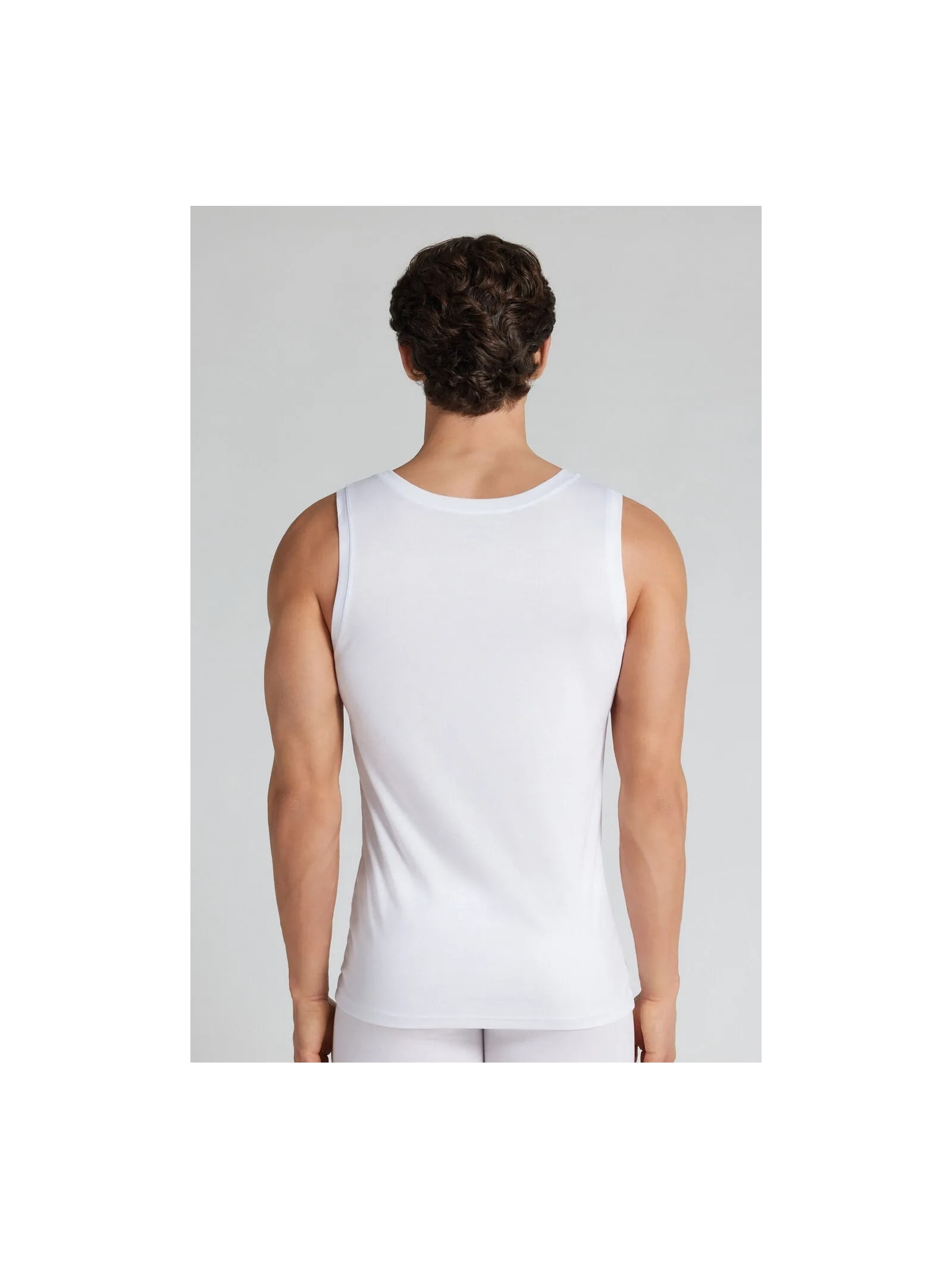 Regata Em Algodão Premium Branco Intimissimi