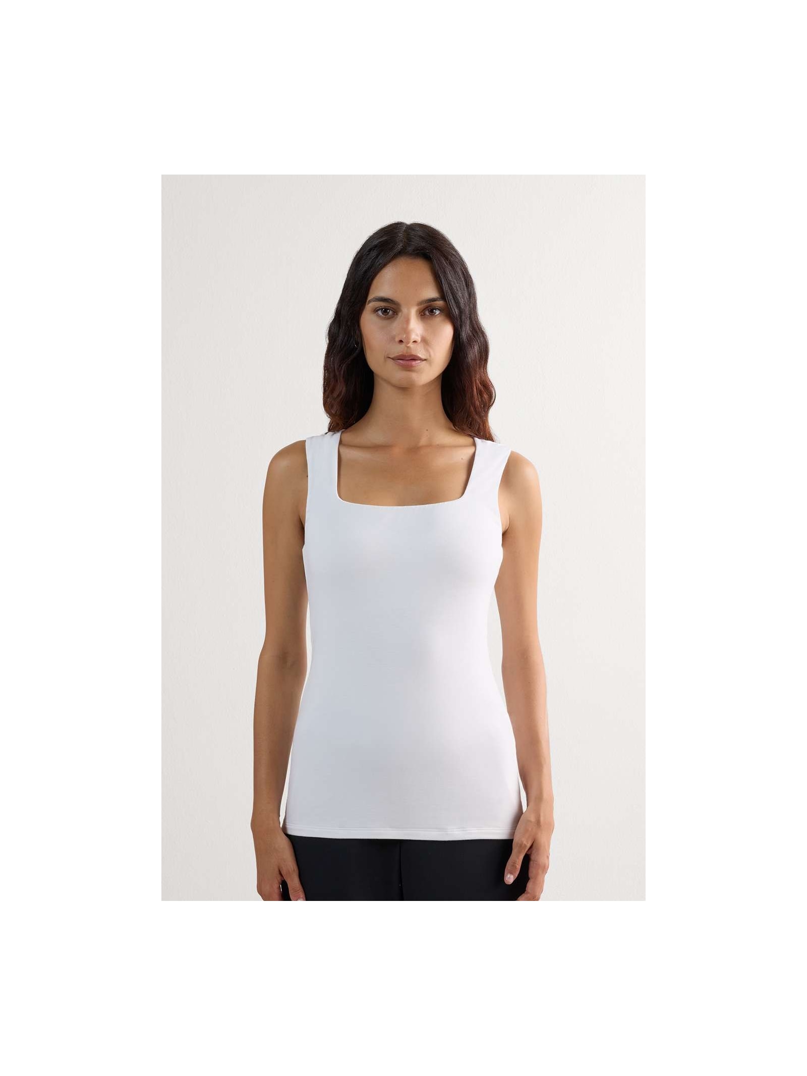 Regata Em Fresh Bamboo Branco Intimissimi