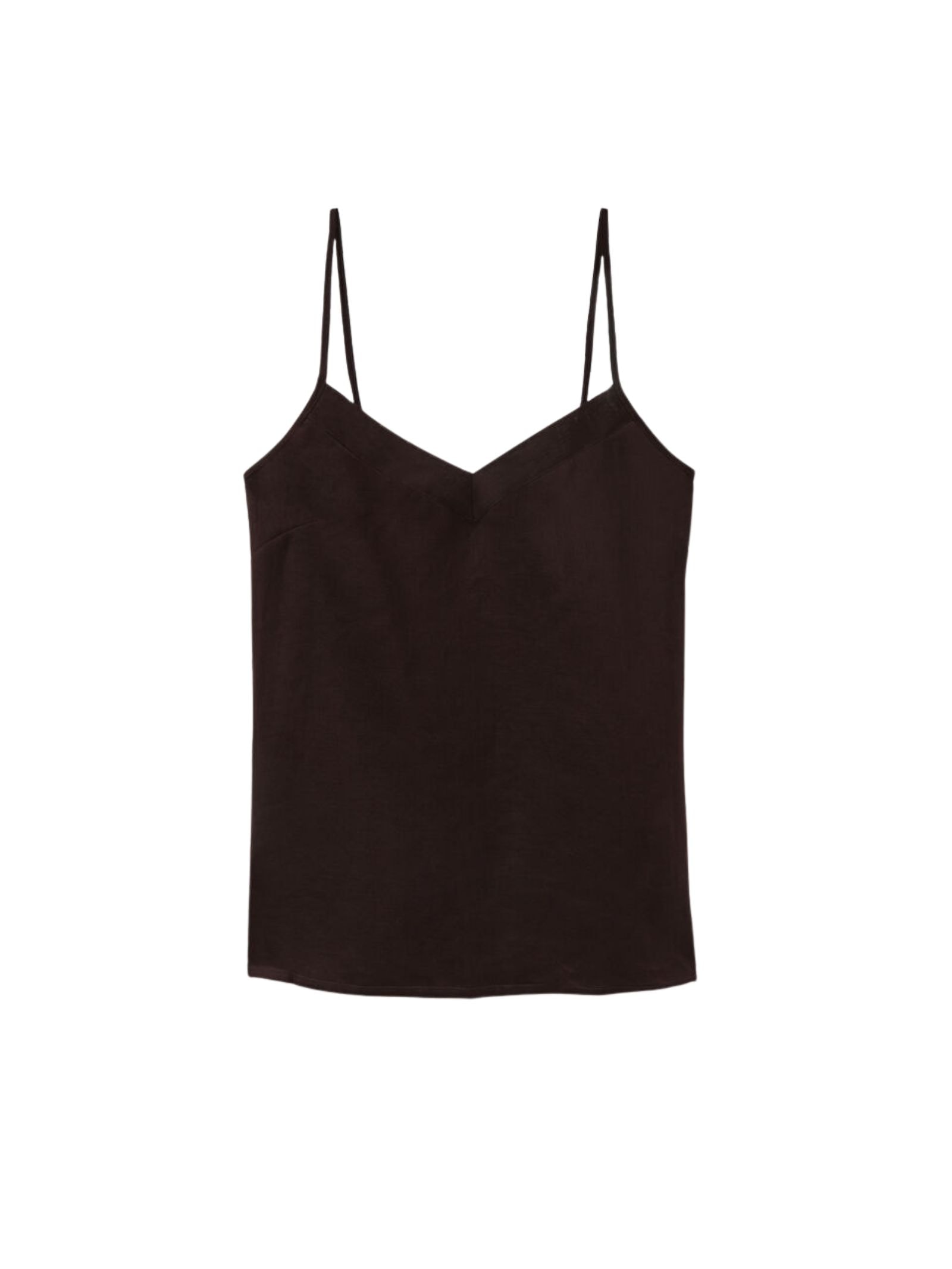 Regata Em Linho Marrom Intimissimi