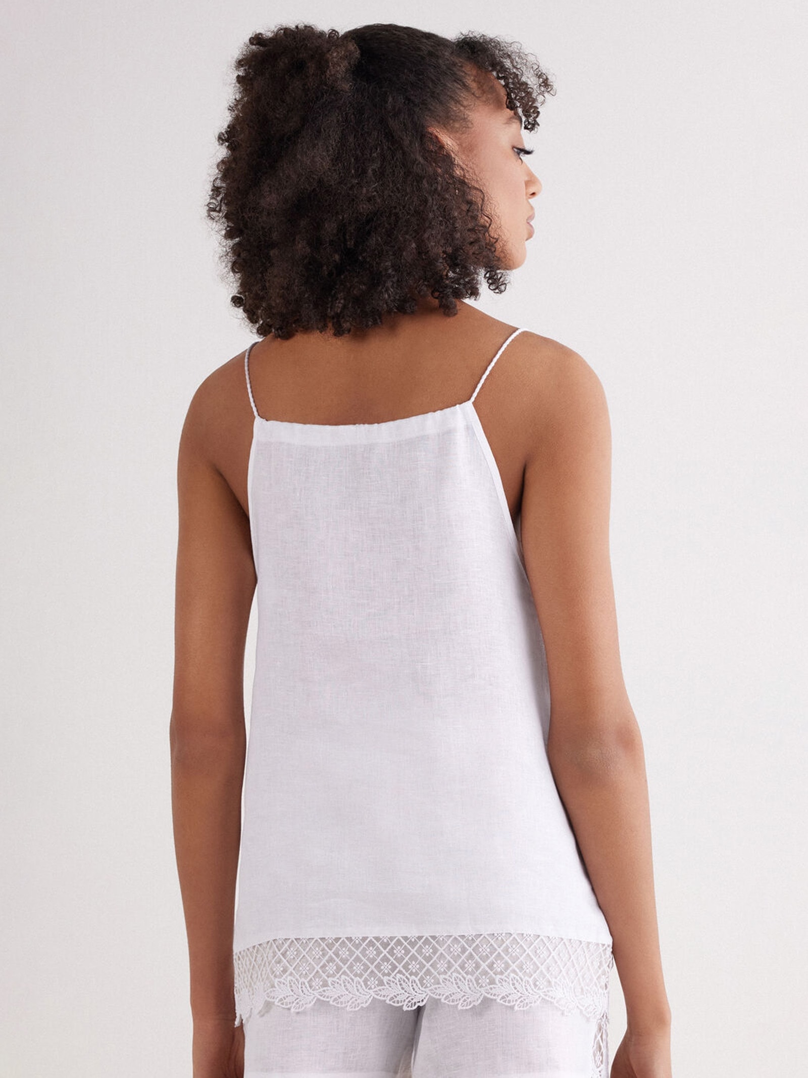 Regata Em Linho Sophisticated Allure Branco Calzedonia