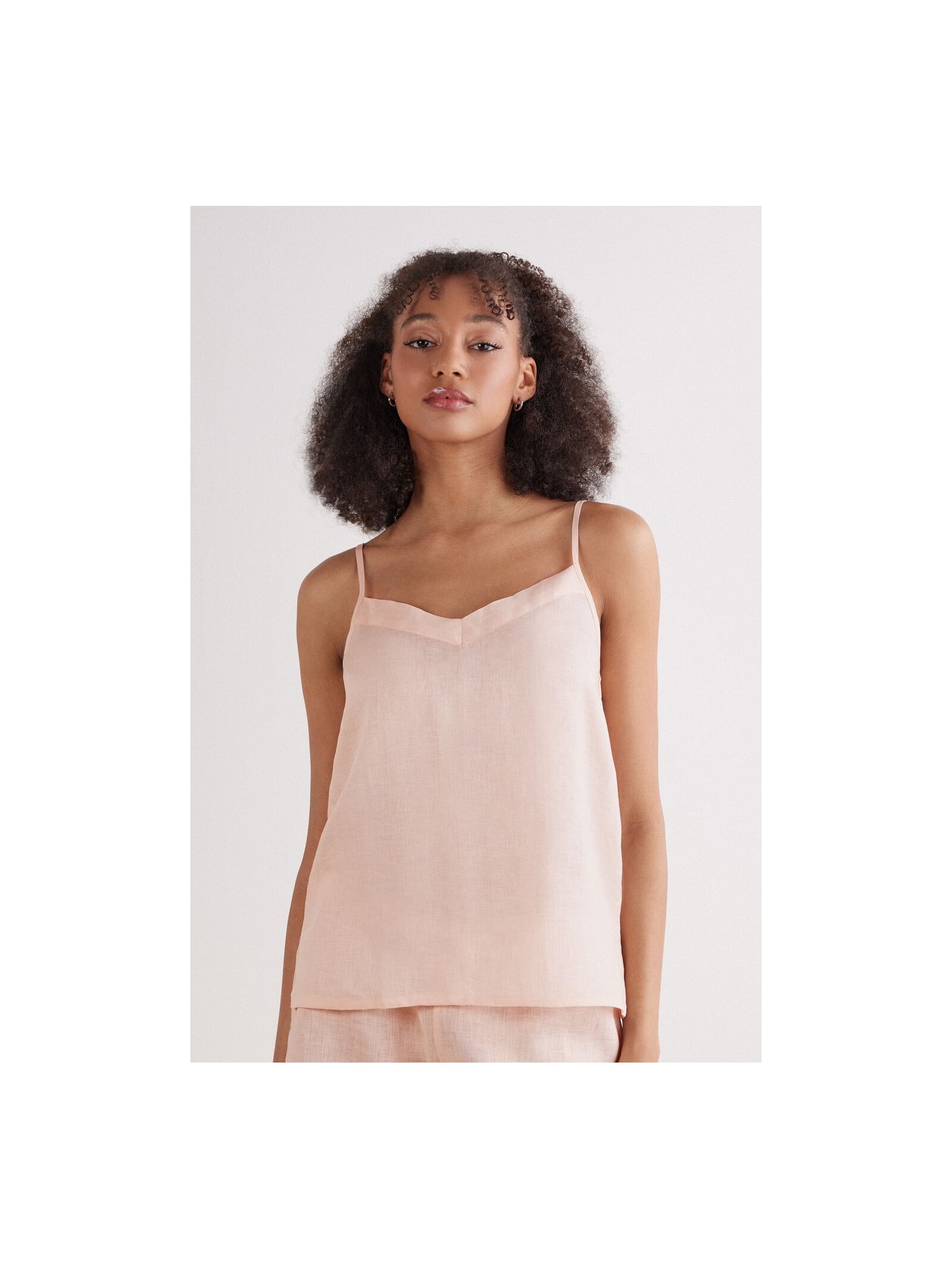 Regata Em Linho The Pure Linen Rosa Intimissimi