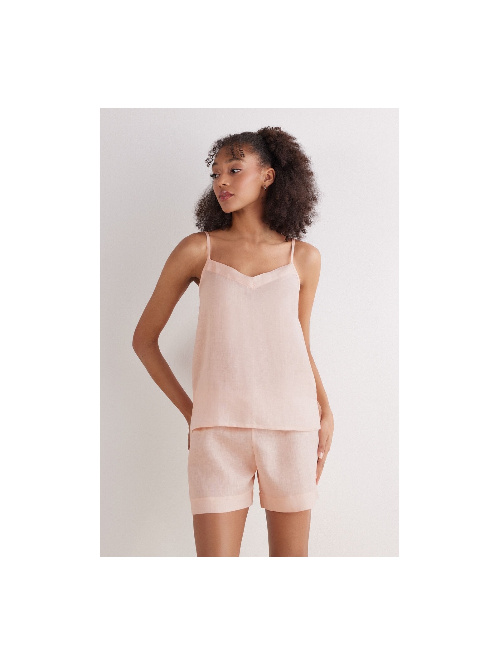 Regata Em Linho The Pure Linen Rosa Intimissimi