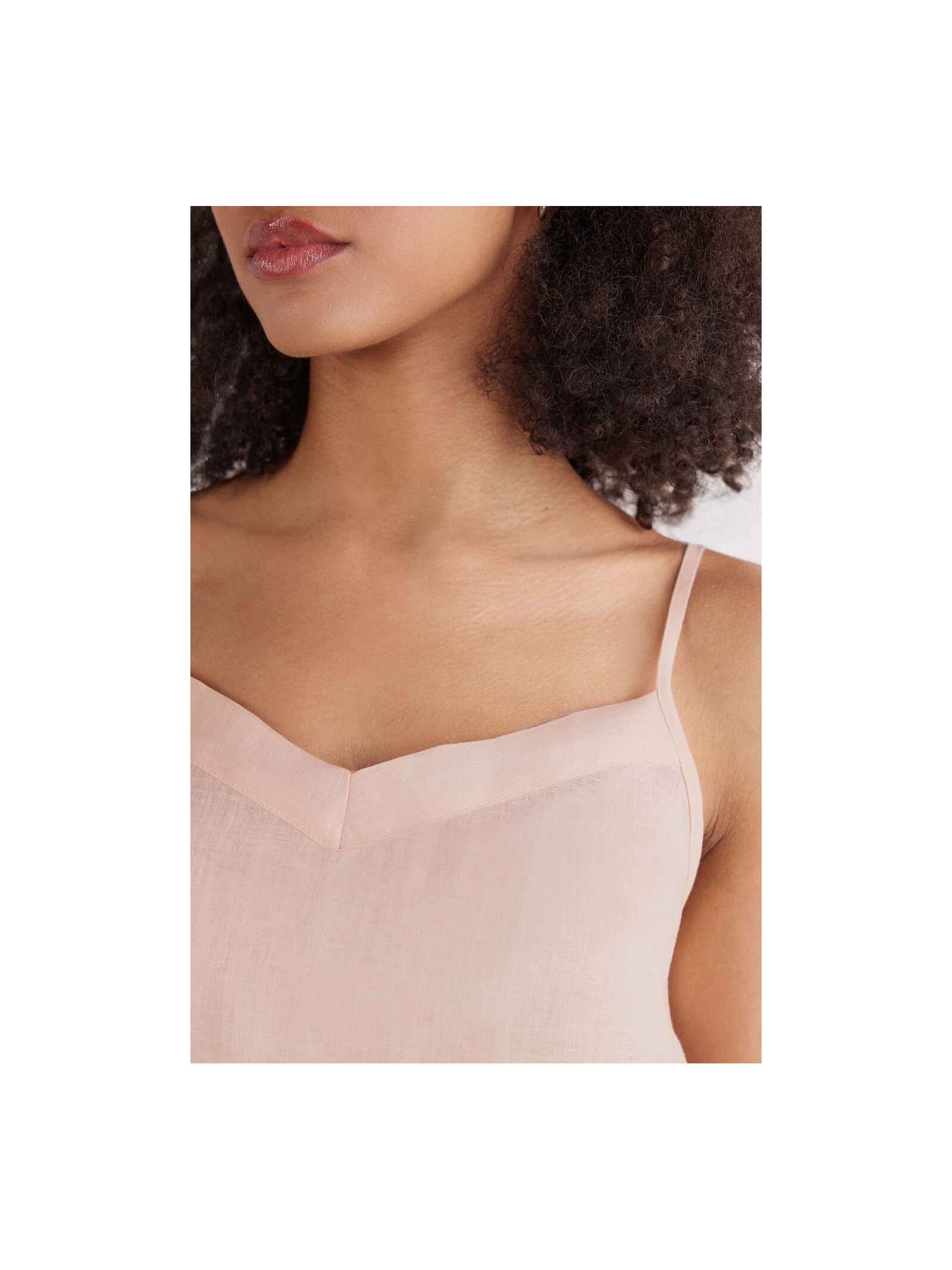 Regata Em Linho The Pure Linen Rosa Intimissimi