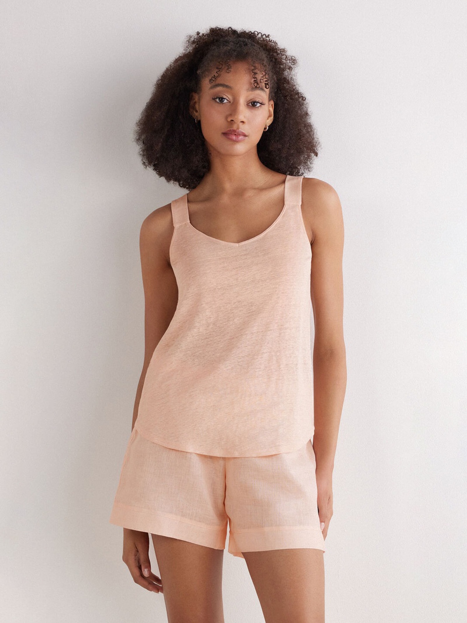 Regata Em Linho The Pure Linen Rosa Intimissimi