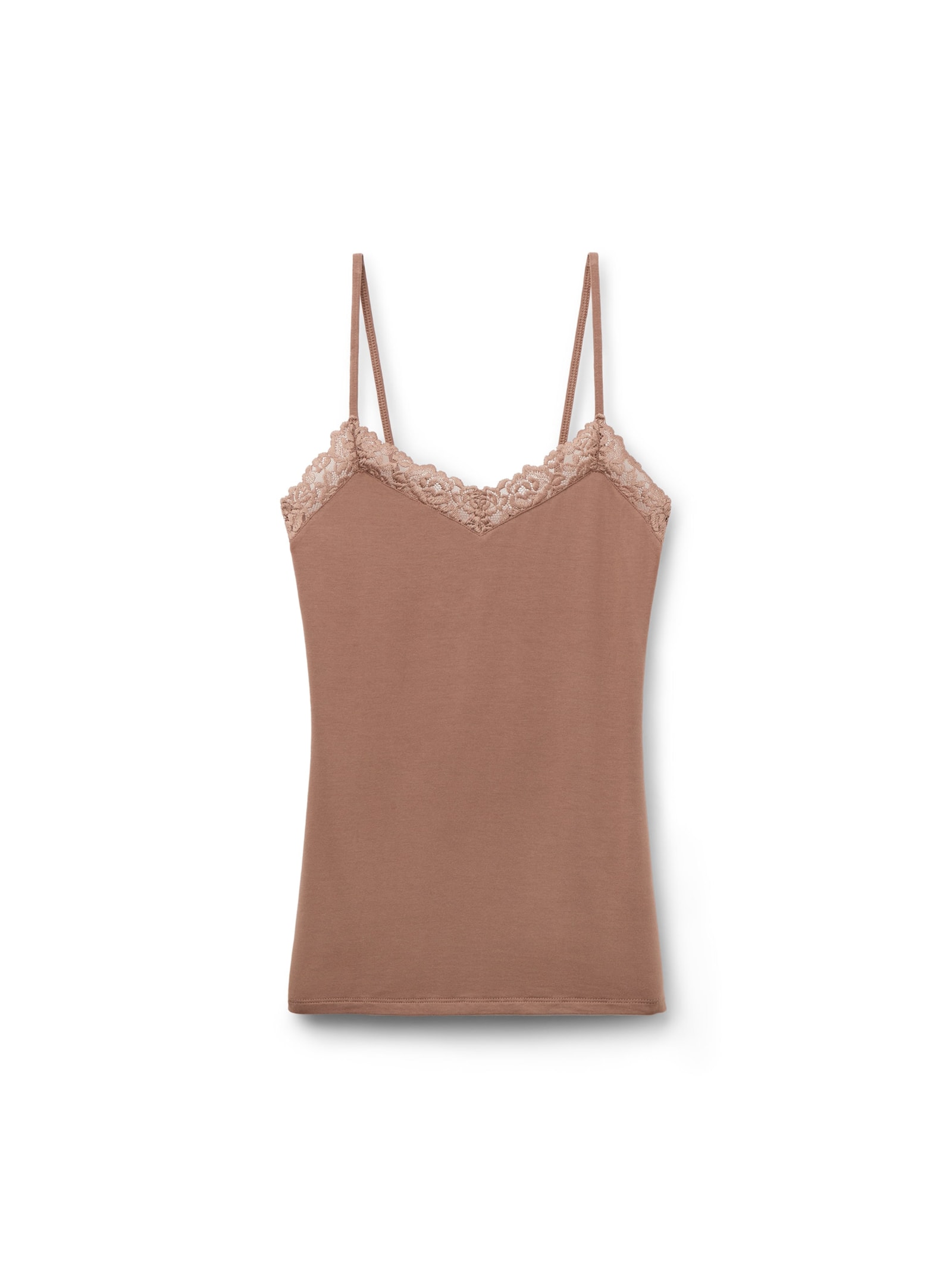 Regata Em Modal Pretty Flowers Marrom Intimissimi