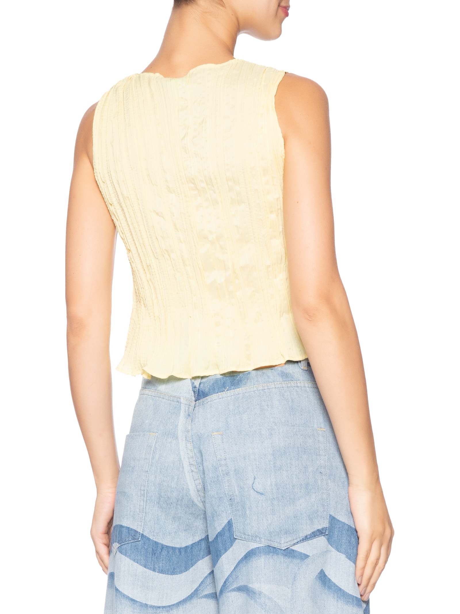 Regata Feminina 3D Amarelo Farm