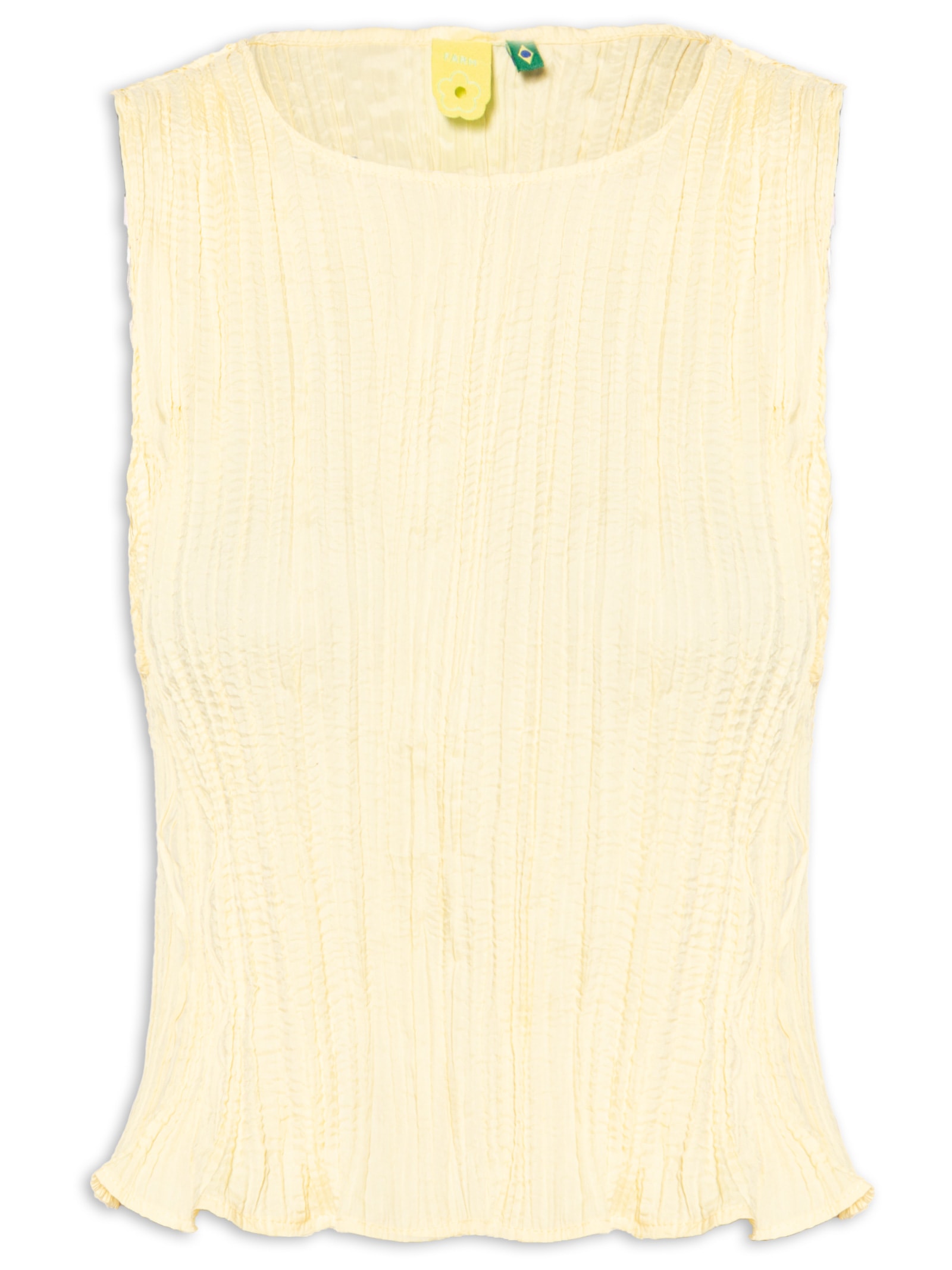 Regata Feminina 3D Amarelo Farm