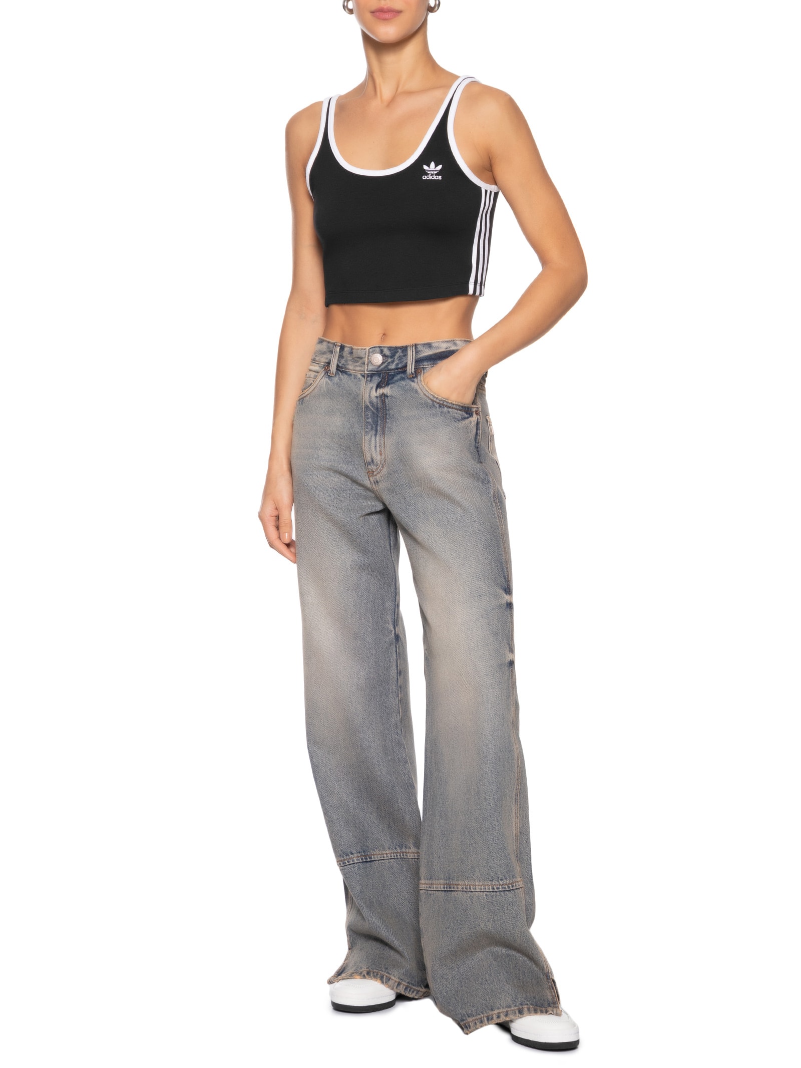 Regata Feminina 3s Bra Top Preto Adidas Originals