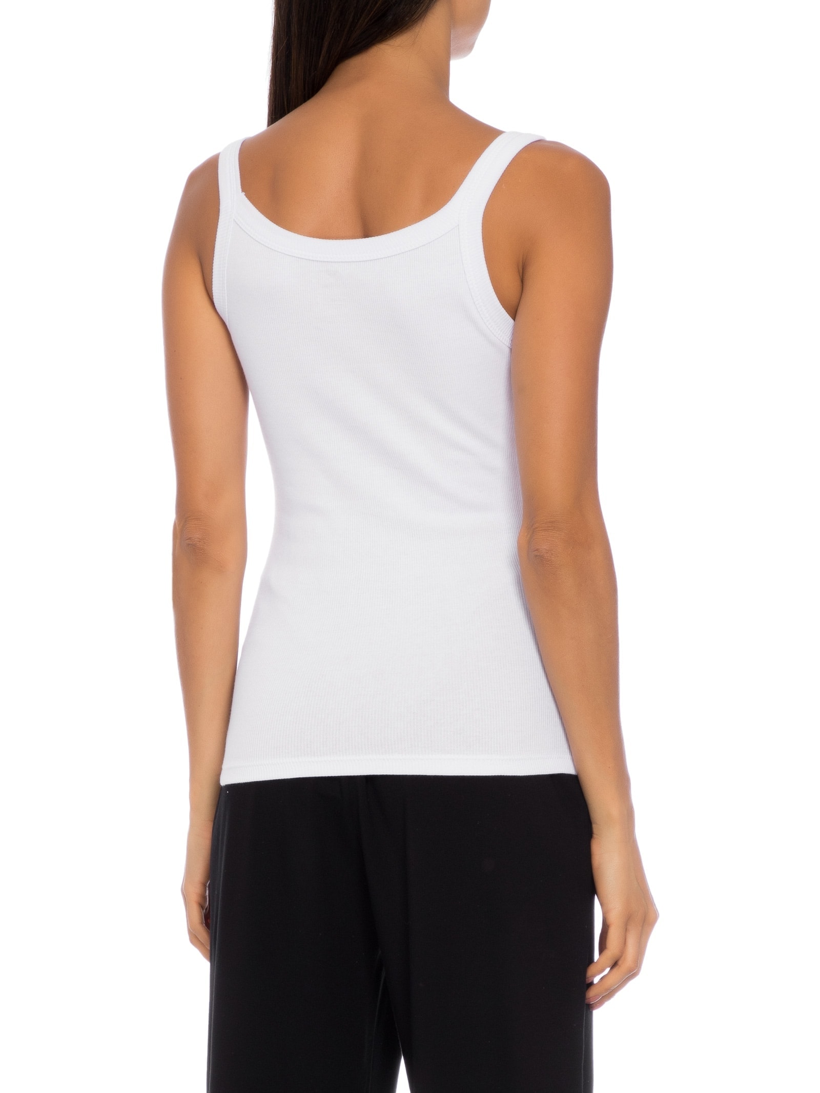 Regata Feminina Alças Finas Branco  Hering