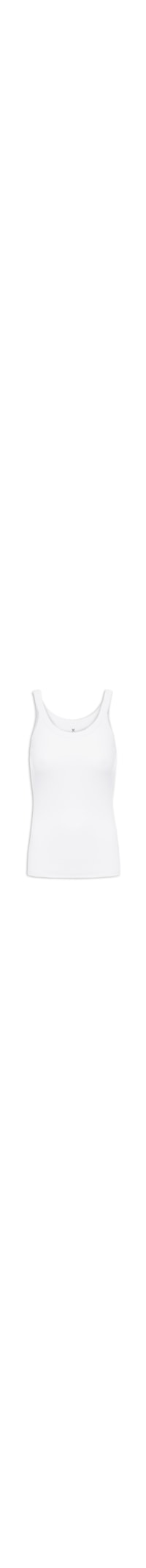 Regata Feminina Alças Finas - Branco